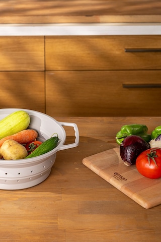 Emsan Soft Katlanabilir Büyük Süzgeç Gri