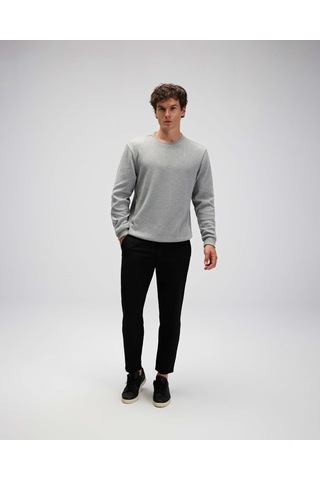 Ellesse Em615-gr Erkek Gri Pamuklu Kazak Gri