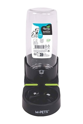 M-pets Refresh Hazneli Kedi Ve Köpek Su Kabı Siyah 850 Ml 244-51031.01