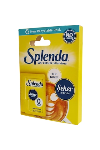 Splenda 100 Tablet Tatlandırıcı Yeni Ambalaj Splenda 100 Tablet Tatlandırıcı Yeni Ambalaj