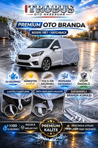 Aston Martin Cygnet 2011-2013 Uyumlu Premium Araba Brandası Oto Branda Hb1 Beden