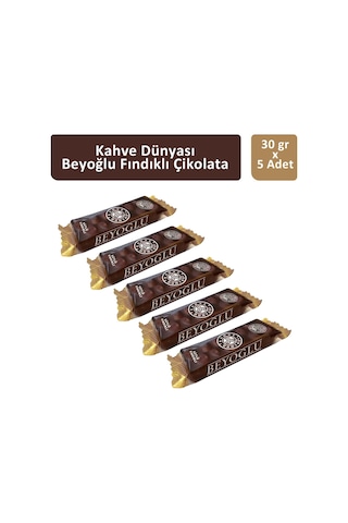 Kahve Dünyası Beyoğlu Sütlü Fındıklı Çikolata 5 x 30 G