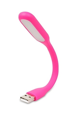 Led Usb Okuma Lambası S-link Sl-l10 Pembe Çok Renkli