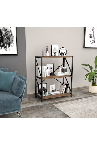 Storm Kitaplık Ceviz