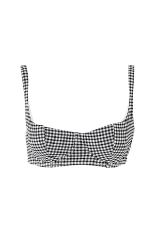 Good American Balconette Bikini Üstü Siyah