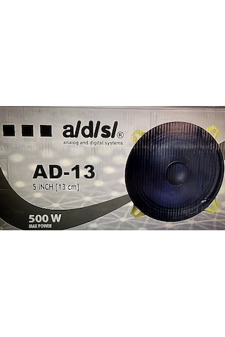Ads 13 Cm 500 W 60 Rms Midrange Analog Ve Dijital Sistem Ad-13