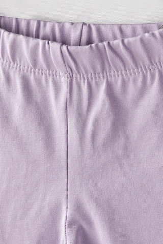 Miababy Basic Kız Çocuk Tayt %100 Pamuk 6 Ay 5 Yaş Mor