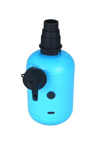 Lemestar Usb Girişli 5v Dc Elektrikli Hava Pompa - Pvc Materyal, Mavi Renk, 4 Fişli - Kayık, Yatak Ve Divan Hava Doldurucu