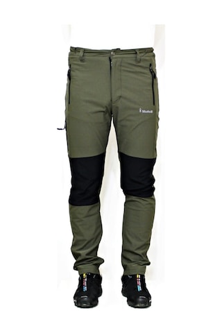 Mudwill Likralı Erkek Trekking Pantolon Hiker300 Haki Yeşil