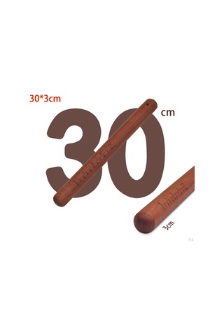 Hamur Haddeleme Pişirme Aksesuarları Rulo İçin Ahşap Dayanıklı Fransız Pimi 50cmx3.6cm