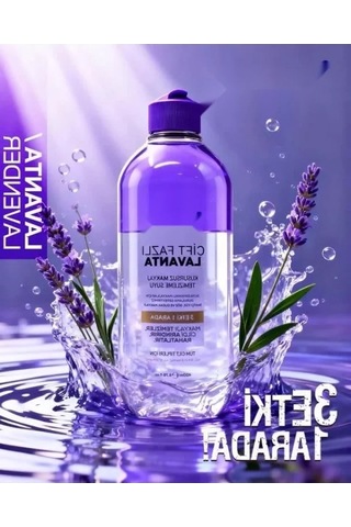 Çift Fazlı Makyaj Temizleme Suyu - 400 Ml Lavanta