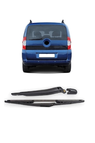 Fiat Fiorino Tek Kapılı 2007 - 2024 Uyumlu Arka Cam Silecek Kolu Ve Süpürgesi Takım 71744176