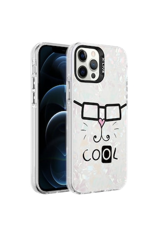 More Tr Apple Uyumlu iPhone 12 Pro Max Kılıf Mermer Desenli Zore Marbello Kapak