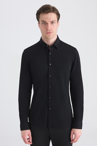 Twn Slim Fit Siyah Örme Gömlek 5ec02ım02259m Çok Renkli