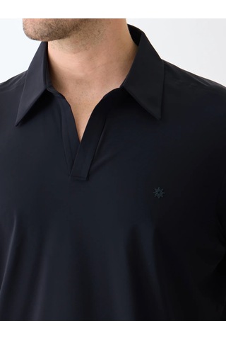 İsaora Isaora Aıry Polo Black Erkek Polo T-shırts Isr3201-ss26-0 Siyah