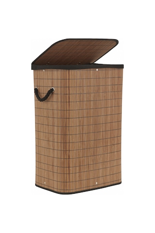 Karaca Home Gillina Bambu Kirli Sepeti 40x30x59 Cm Kahve