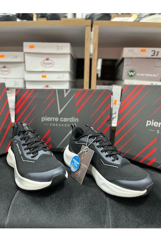 Pierre Cardin Pci-11324 Erkek Spor Ayakkabı Siyah Beyaz