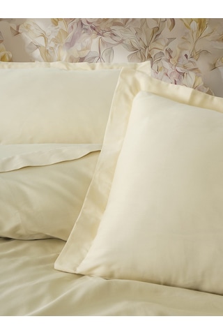 Cotton Box Elegant Saten Tek Kişilik Nevresim Takımı Bej Bej