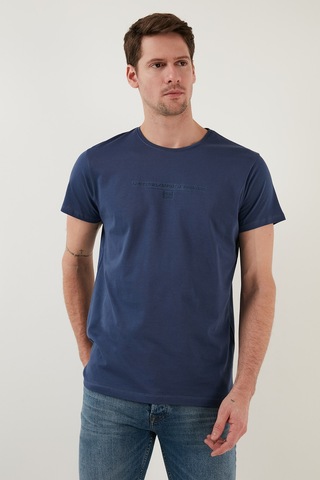Buratti Erkek T Shirt 541TACTICAL AÇIK LACİVERT Lacivert