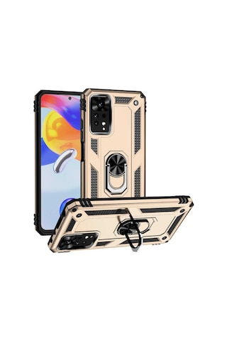 Xiaomi Redmi Note 11 Pro 5G Kilif Vega Yüzüklü Standli Zirh Kilif 542845694