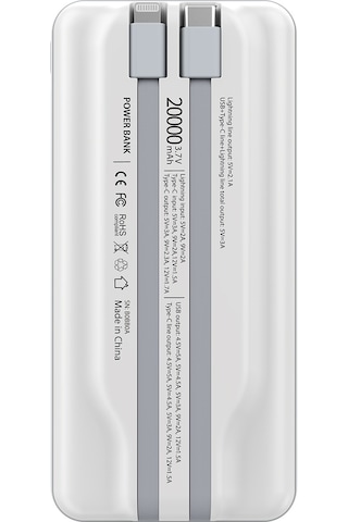 Buff BP18 22.5 W 20.000 mAh Powerbank Beyaz