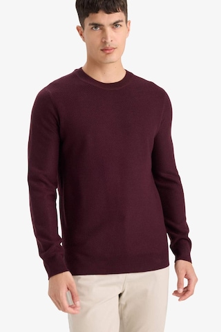 Defacto Standart Fit Bisiklet Yaka Basic Dokulu Triko Kazak F1777ax25aubr464 Bordo