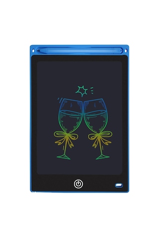 8.5 İnç Lcd Yazma Tableti Çizim Pedleri Renkli Çizgiler Doodle Karalama Panoları Eğitici Oyuncaklar Karışık