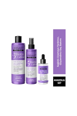 Expert Biotin Ve Kafein Dökülme Karşıtı Şampuan&tonik&serum Set-vegan