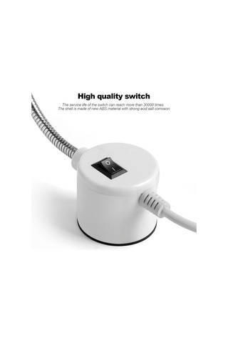 Gajeena Makineler İçin Led İş Işığı - 10 Işık Dolu - Manyetik Tutucu - Enerji Tasarruflu - Avrupa Standartı Beyaz