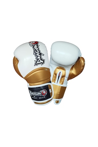 Aksaspor Dragon Carbon 5 Muay Thai Boks Ve Kick-Boks Eldiveni Beyaz