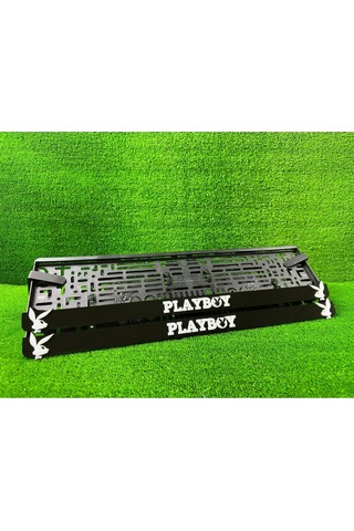 Plakam54 Playboy Siyah 3d Pleksi Araba Plakalığı