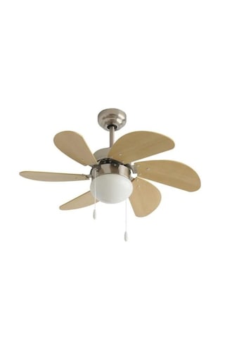 Dlc Mistral Bakır Motor 76cm Tavan Vantilatörü Gümüş