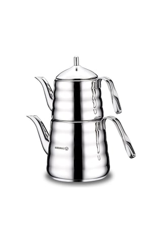 Korkmaz Petra Çaydanlık Takımı A223-01 Inox