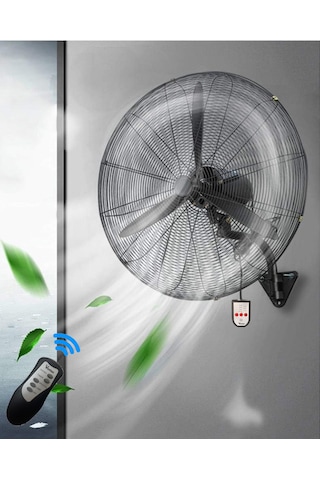 Ventus 30" Vantilatör 200w Duvar Tipi Kumandalı 75cm Çap