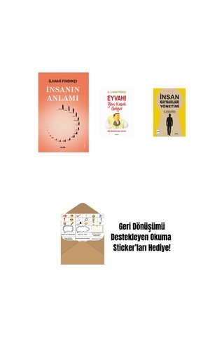 İnsanın Anlamı + Eyvah Yeni Kuşak Geliyor + İnsan Kaynakları Yönetimi + Okuma Sticker'ları