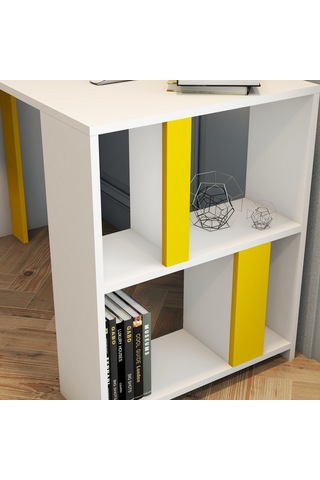 Variant Variant Lima Çalışma Masası - Beyaz / Sarı