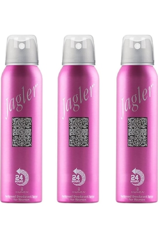 Jagler Classic Kadın Sprey Deodorant 3 x 150 ML