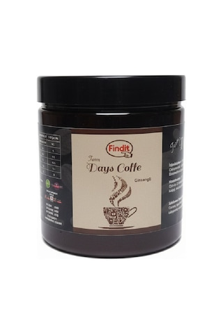 Findit Form Days Coffe, Ginsengli Premium Kahve, Doğal İçerik, Form Ve Enerji Desteği Diğer