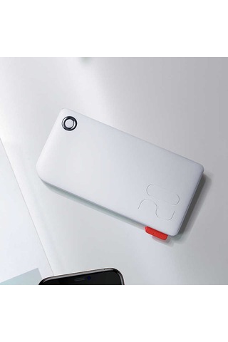 Benks PB12 20000 mAh PD Powerbank Taşınabilir 18W Hızlı Şarj Cihazı - ZORE-218157 Beyaz