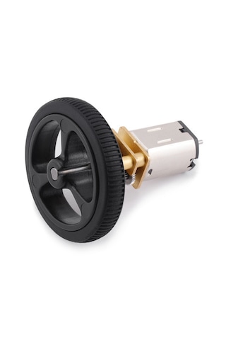 Pololu 590rpm 6v Mikro Metal Redüktörlü Yüksek Gülü Hp Motor- Dual Şaft Pl-2213