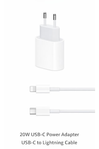 Apple Apple iPhone Tüm Serilerle Uyumlu Hızlı Şarj Aleti Adaptör Kablo Plus 6 7 8 X 11 12 13 14 Pro Max 1 Adet Kablo