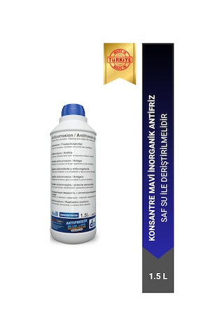 Konsantre - Saf 1.5 Litre Mavi Antifriz - G11 Üretim Yılı: 2025 Mavi