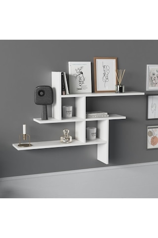 Germen Duvar Rafı Beyaz