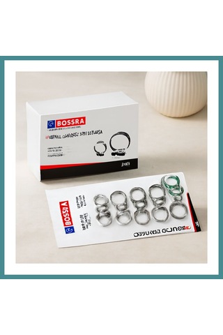 Trendexa Metal Hortum Kelepçesi Seti 8-18mm 11- 13-23mm 18-25mm 14-27mm Mac Standart