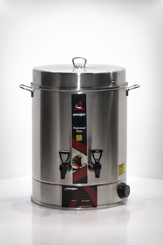 Armağan 250 Bardak Çay Otomatı Elektrikli Semaver Çay Makinesi Çift Musluk 2500w 2