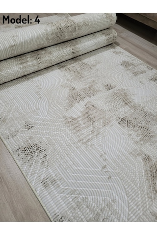 Arbese Premium Halı Yolluk Oturma Odası, Mutfak, Antre Ve Koridor Halısı Vizon Arbs4bnyn