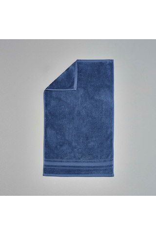 Linens Soft Pamuk 50x85 cm Yüz Havlusu Koyu Mavi