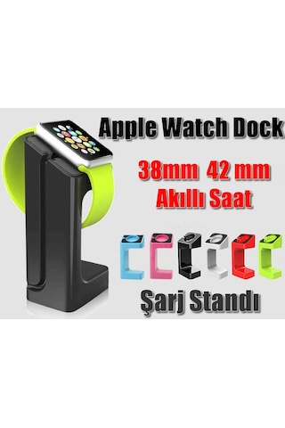 iOS Uyumlu Watch 3 S3 Seri 3 42 Mm Masaüstü Şarj Standı Dock