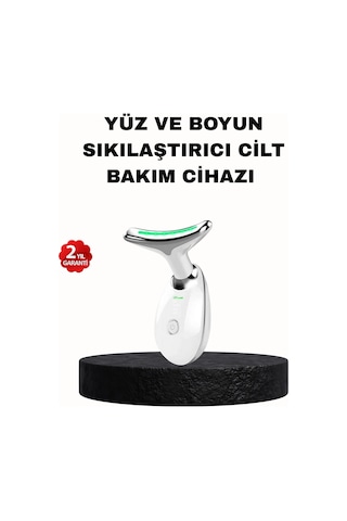 Ems Mikro Akım Yüz Ve Boyun Sıkılaştırıcı Cihaz 7000 Vpm Titreşim Isı Terapili Çok Renkli