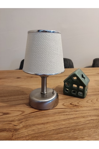 Mylights Pilli Led Abajur Gece Lambası Masa Üsüt Abajur Cafe Retorant Abajur